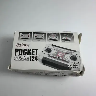 SBEGO Pocket Drone 124 Mini RC Quadcopter 2.4GHz 6-Axis Gyro LED Light FQ777-124 - Thumbnail 10
