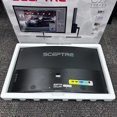 Sceptre 27" Curved LED Monitor, FHD 1080p, 75Hz, HDMI VGA, Speakers - Thumbnail 3