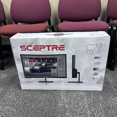 Sceptre 27" Curved LED Monitor, FHD 1080p, 75Hz, HDMI VGA, Speakers - Thumbnail 7