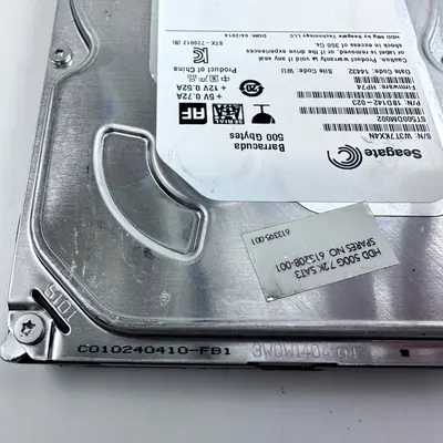 Seagate Barracuda 500GB 3.5" SATA 7.2K HDD ST500DM002 HP74 1BD142-023 613208-001 - Thumbnail 6