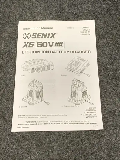 Senix CSPX6-M 60V 3.0Ah Battery & Charger - Thumbnail 9