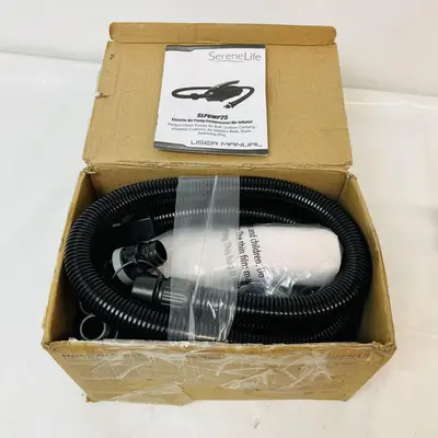 SereneLife SLPUMP25 Electric Air Pump Compressor / Inflator – Portable 12V DC - Thumbnail 8