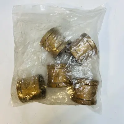 Set of 5 A.Y. McDonald 5422-144 Bronze Couplings – 1-1/4" Lead-Free - Thumbnail 2