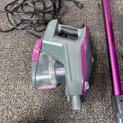 Shark Rocket Pro DLX Corded Ultra-Light Stick Vacuum HV320 Purple Attachments - Thumbnail 4