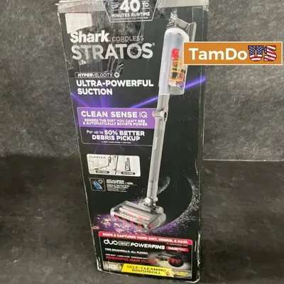 Shark Stratos Cordless Stick Vacuum Clean Sense IQ - No Floor Head - Excellent - Real photo at TamDo.us