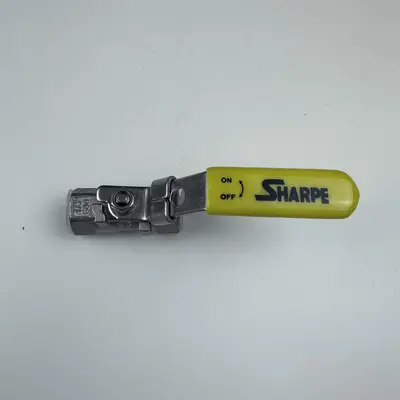 Sharpe Series 50 Stainless Steel 1/4" Ball Valve 800 CWP FOR Industrial Piping - Thumbnail 1