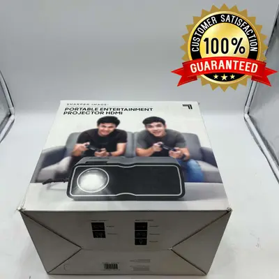 Sharper Image Portable Entertainment Projector HDMI 1004127 - Thumbnail 2
