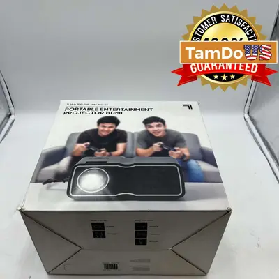 Sharper Image Portable Entertainment Projector HDMI 1004127 - New Open Box - Real photo at TamDo.us