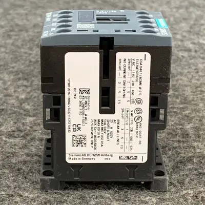 SIEMENS 3RT2016-1BB42 Contactor, 3-pole, 9A - Thumbnail 2