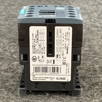 SIEMENS 3RT2016-1BB42 Contactor, 3-pole, 9A - Thumbnail 9