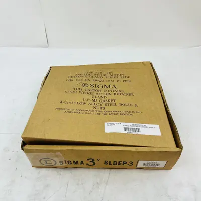 SIGMA SLDEP3 One-Lok Retainer Gland 3" for AWWA C151 DI Pipe w/ Bolts - Thumbnail 4