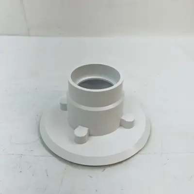 Signature Hardware SH439001WH PVC Drain Flange Coupling, White - Thumbnail 2