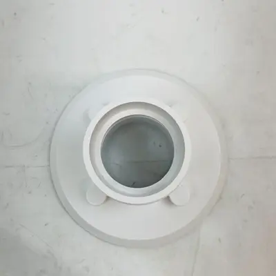 Signature Hardware SH439001WH PVC Drain Flange Coupling, White - Thumbnail 5