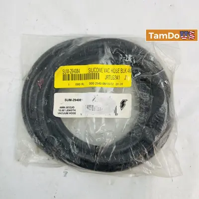Silicone Vacuum Hose 4mm (5/32") ID x 10 Ft – Black High Temp Tubing - Thumbnail 3