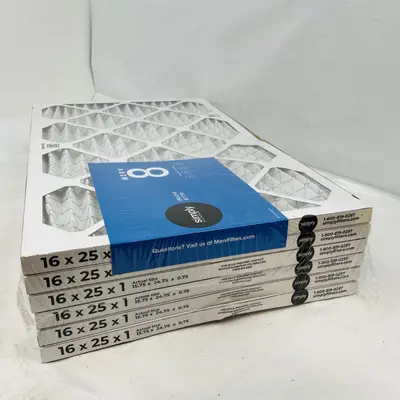 Simply Filters 16x25x1 MERV 8 Air Filter (6 Pack) - New - Real photo at TamDo.us