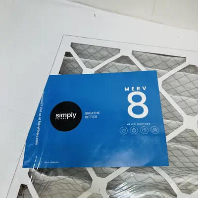 Simply Filters MERV 8 Air Filter 20x25x4, Actual 19.5x24.5x3.625, Box of 5 - Thumbnail 4