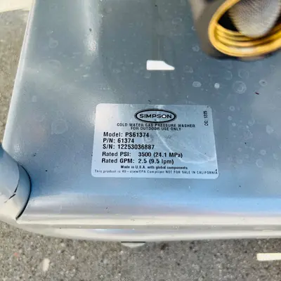 Simpson Pro Series 3500 PSI Commercial Gas Pressure Washer CRX210 - Thumbnail 9