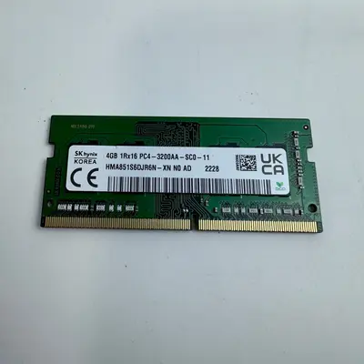 SK hynix 4GB DDR4 3200MHz PC4-3200AA SO-DIMM Laptop RAM Memory HMA851S6DJR6N-XN - Thumbnail 4