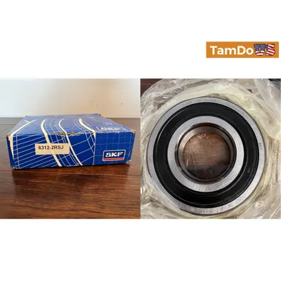 SKF 6312-2RSJ Ball Bearing – 60x130x31mm Deep Groove, Double Sealed - Thumbnail 8