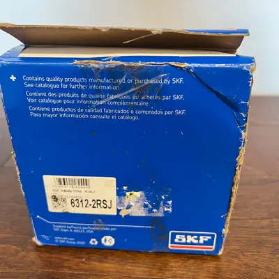 SKF 6312-2RSJ Ball Bearing – 60x130x31mm Deep Groove, Double Sealed - Thumbnail 3
