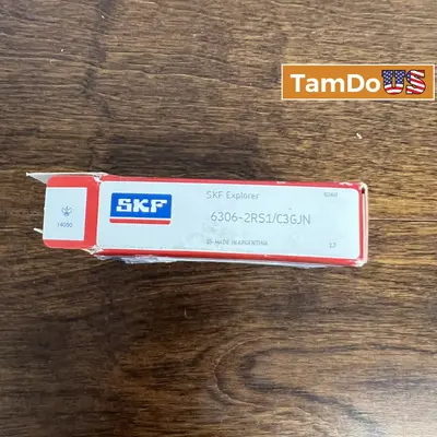 SKF Explorer 6306-2RS1/C3GJN Deep Groove Ball Bearings - New Open Box - Real photo at TamDo.us