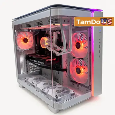 Skytech King 95 Gaming PC, Ryzen 7 9700X, 16GB DDR5, 1TB SSD, RTX 5060 Ti 16GB - Excellent - Real photo at TamDo.us
