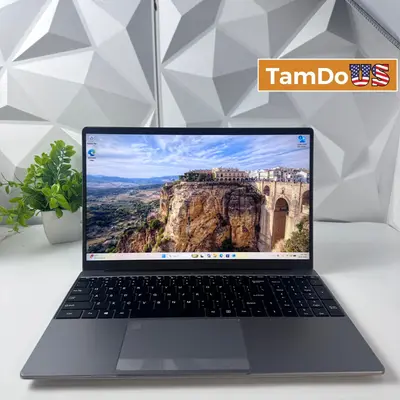 Slim Laptop 15.6" FHD, Ryzen 7 5700U, 16GB RAM, 256GB SSD, Windows 11 Pro - Good - Real photo at TamDo.us