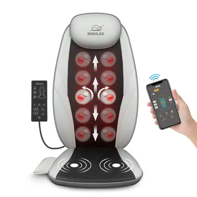 Snailax Smart App Control Shiatsu Back Massage with Heat -256H-APP - Thumbnail 2