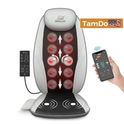 Snailax Smart App Control Shiatsu Back Massage with Heat -256H-APP - Excellent - Real photo at TamDo.us
