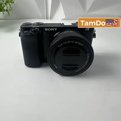 Sony Alpha a6100 Mirrorless Camera with E PZ 16-50mm F3.5-5.6 OSS II Lens - Thumbnail 1
