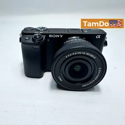Sony Alpha a6400 Mirrorless Camera with 16-50mm f/3.5-5.6 OSS II Lens Kit - New Open Box - Real photo at TamDo.us