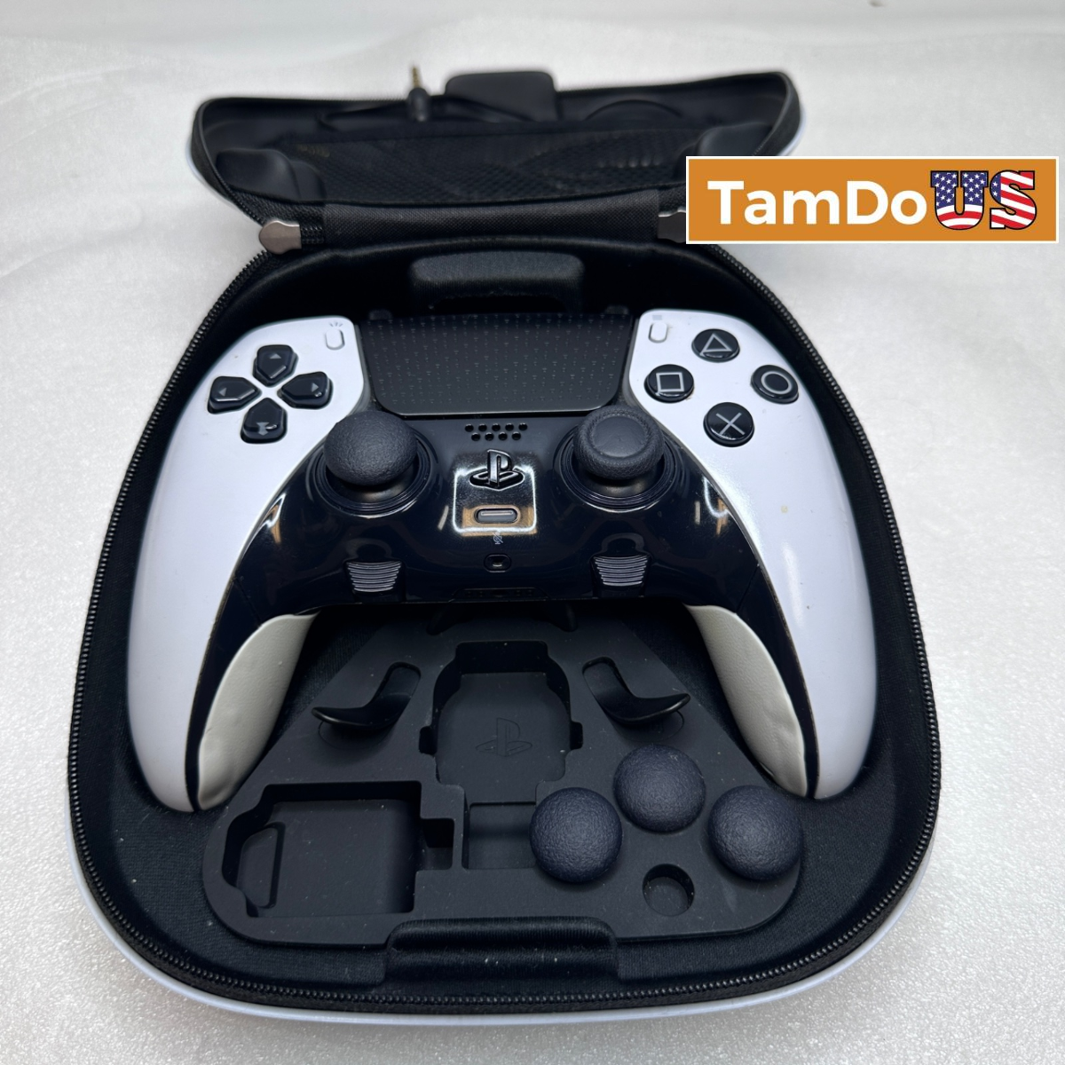 Sony DualSense Edge Wireless Controller PS5 Model CFI-ZCP1 White White/Black - Photo 1 - Real photo at TamDo.us