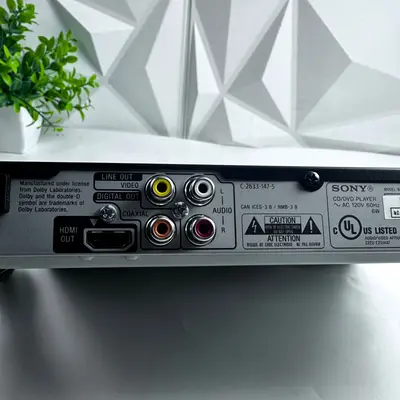 Sony DVP-SR510H CD DVD Player HDMI 1080p Upscaling Digital Audio Black DVP - Thumbnail 6
