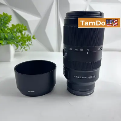 Sony E 70-350mm f/4.5-6.3 G OSS Telephoto Zoom Lens SEL70350G APS-C E-Mount - New Open Box - Real photo at TamDo.us