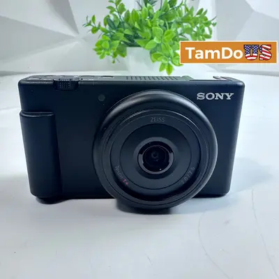 Sony ZV-1F Vlog Camera for Content Creators and Vloggers - Black - Excellent - Real photo at TamDo.us