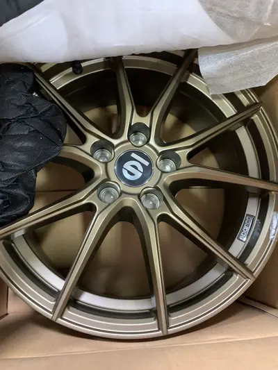 Sparco DRS 17x7.5 ET48 5x112 Rally Bronze Wheels Set (4) Center Bore 73.1mm - Thumbnail 8