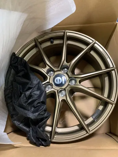 Sparco DRS 17x7.5 ET48 5x112 Rally Bronze Wheels Set (4) Center Bore 73.1mm - Thumbnail 9