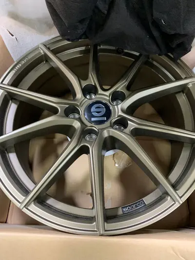 Sparco DRS 17x7.5 ET48 5x112 Rally Bronze Wheels Set (4) Center Bore 73.1mm - Thumbnail 10