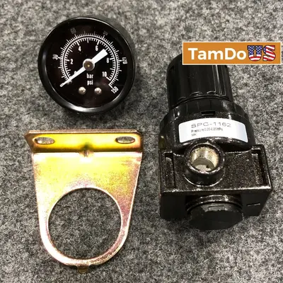 SPC-1162 Air Pressure Regulator w/ Gauge, 0.05–0.85MPa - New Open Box - Real photo at TamDo.us