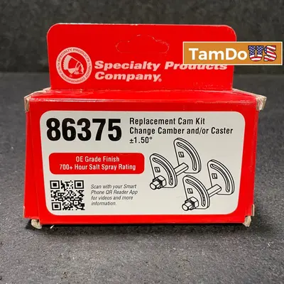 SPC 86375 Replacement Camber Caster Cam Kit ±1.50° FOR Chevrolet GMC Ford Toyota - Thumbnail 1