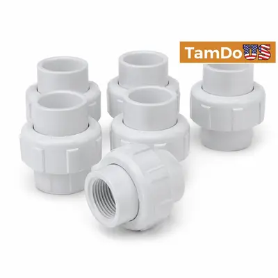 Spears 458-007 PVC Union 3/4" FIPT BUNA Gasket Sch 40 Pipe Fitting - Thumbnail 1