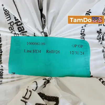Speed Pack SP19x5W Gusseted Centerfold Roll White Packaging Film 19" x 1800ft - Thumbnail 1
