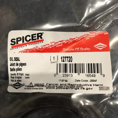 Spicer 127720 Oil Seal Genuine OE Pinion Seal for Dana Axle Differential - Thumbnail 7