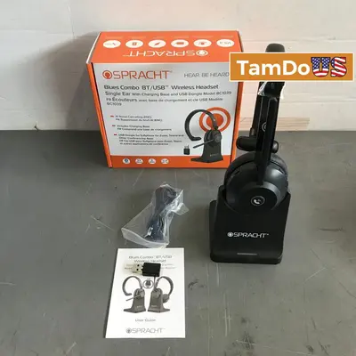 Spracht Blues Combo BT/USB Wireless Headset BC1039 - Thumbnail 1