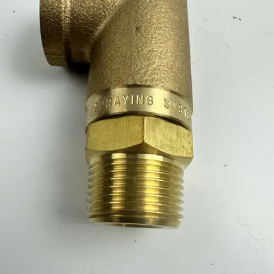 Spraying Systems Brass Control Valve, 300 PSI, 3/4" NPT x 1/2" Side Port - Thumbnail 6
