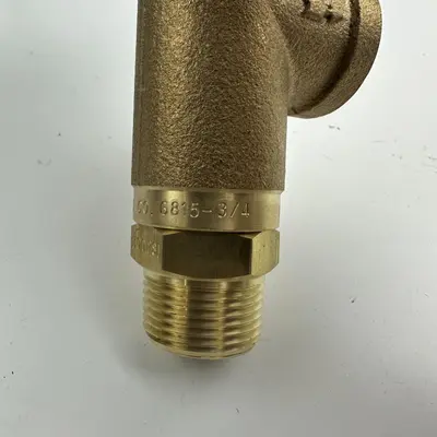 Spraying Systems Brass Control Valve, 300 PSI, 3/4" NPT x 1/2" Side Port - Thumbnail 9