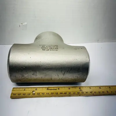 Stainless Steel Pipe Tee Seamless - Thumbnail 4