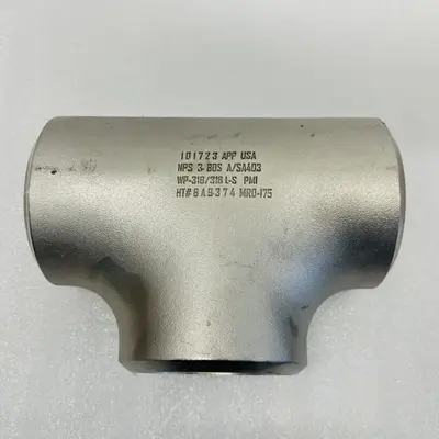 Stainless Steel Pipe Tee Seamless - Thumbnail 2