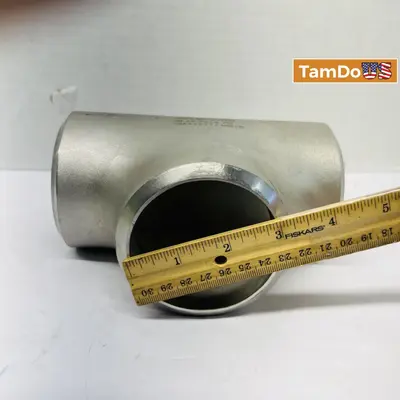 Stainless Steel Pipe Tee Seamless - Thumbnail 1