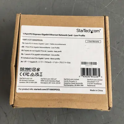 StarTech 1 Port PCIe Gigabit Ethernet Network Card, Low Profile ST1000SPEX2L - Thumbnail 2